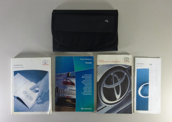 Bordmappe + Betriebsanleitung / Handbuch Toyota Corolla Verso Stand 2006