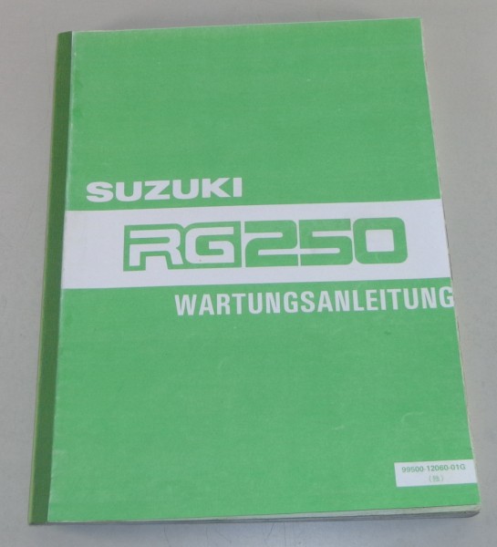 Werkstatthandbuch Suzuki RG250 Stand 01/1986