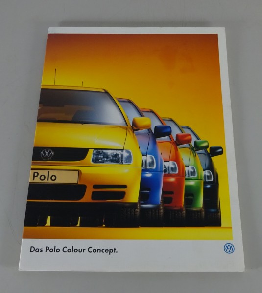 Pressemappe / Broschüre VW Polo 6N Colour Concept Stand 05/1997