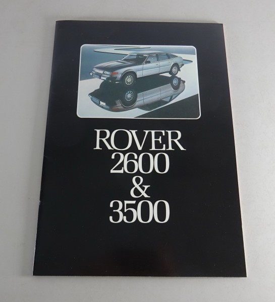 Prospekt / Broschüre Rover SD1 2600 + 3500