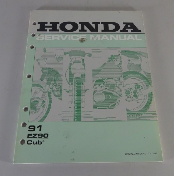 Werkstatthandbuch / Workshop Manual Honda EZ 90 Cup Stand 03/1990
