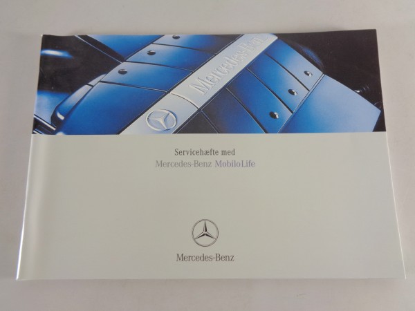 Scheckheft Mercedes Benz SLK, CLK, SL, CL, etc. auf Dänisch von 04/2003