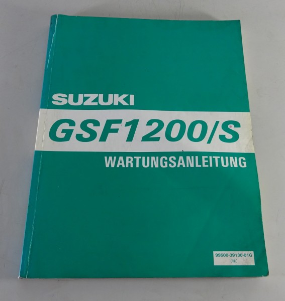 Werkstatthandbuch Suzuki GSF 1200 S / GSF 1200 Bandit von 02/1996