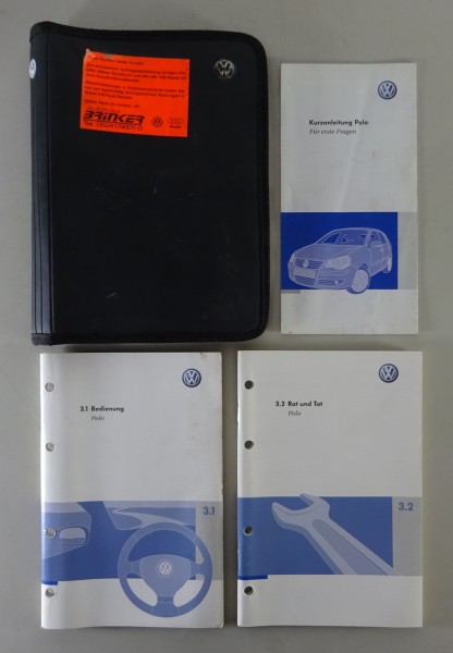 Bordmappe + Betriebsanleitung VW Polo IV 9N3 + GTI + BlueMotion Stand 11/2006