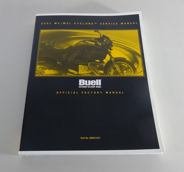 Workshop manual / Repair manual Buell Cyclone M2 / M2L Models 2001 from 01/2001