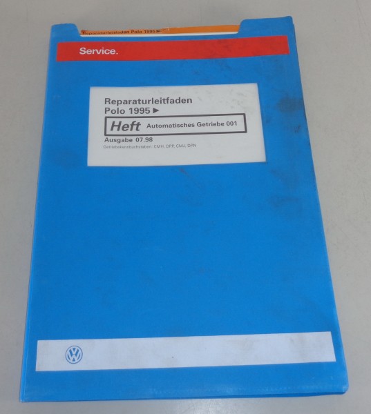 Werkstatthandbuch / Reparaturleitfaden VW Polo 6N2 Getriebe 001 von 07/1998