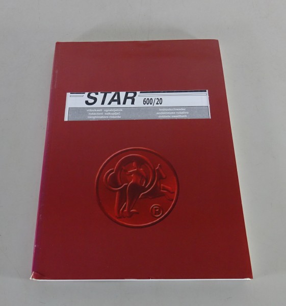 Betriebsanleitung / Handbuch SIP Kreiselschwader STAR 600/20 von 2011