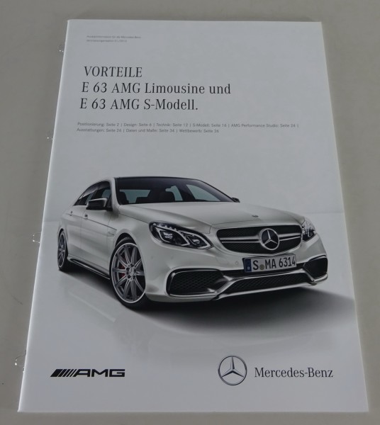 Vorteile Mercedes-Benz E-Klasse W212 E 63 AMG / E 63 AMG S Stand 01/2013