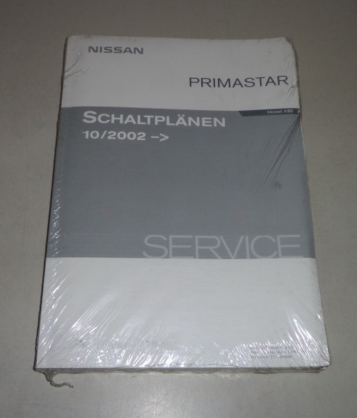 Werkstatthandbuch Elektrik / Elek.Schaltpläne Nissan X83 Primastar Stand 10/2002