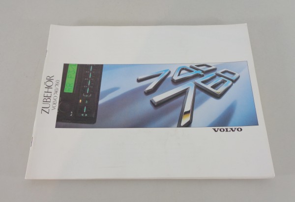 Zubehör - Prospekt / Katalog Volvo 740 / 760 Ausgabe 1987