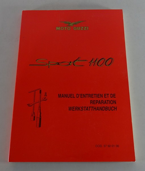 Werkstatthandbuch Moto Guzzi Sport 1100 (90 PS) Baujahr 1994-1997 Stand 09/1995