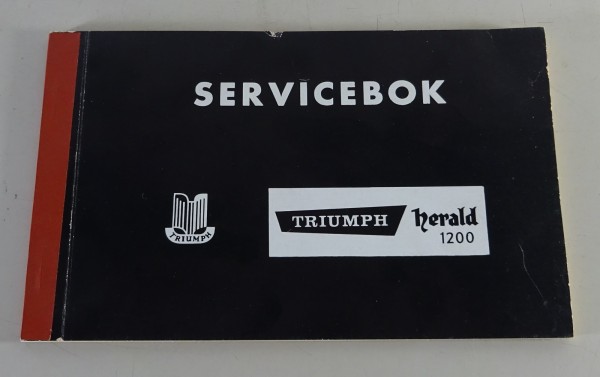 Servicebok / Sercvicehäfte tom Triumph Herlad 1200 Byggår 1959 - 1971