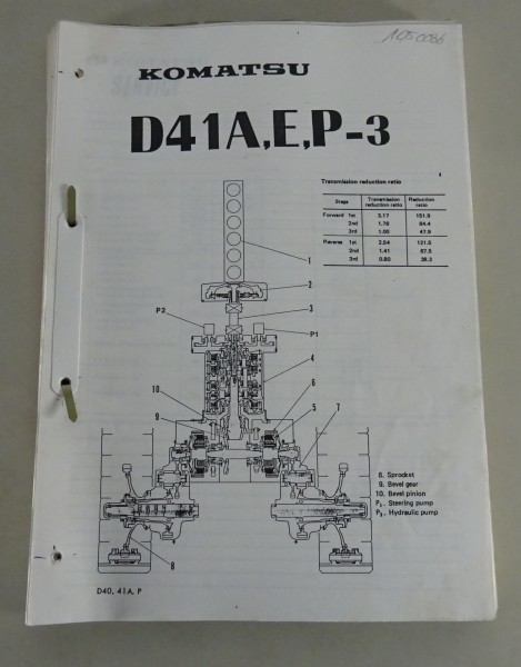 Schulungsunterlage / Service Information Komatsu D41A,E,P-3