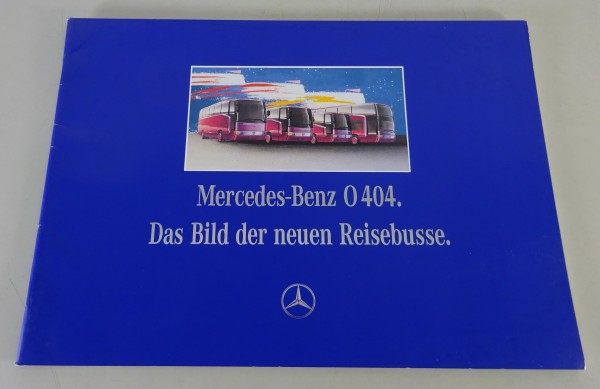 Prospekt / Broschüre Mercedes-Benz O 404 Reisebus Stand 04/1992