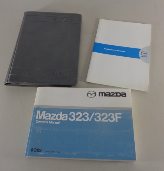 Owner's Manual + Wallet Mazda 323 / 323 F from 2000