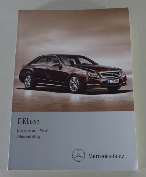 Betriebsanleitung / Handbuch Mercedes-Benz E-Klasse W212 / S212 Stand 08/2010
