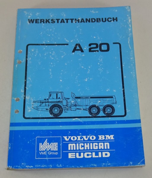 Werkstatthandbuch Volvo BM Dumper A20 Stand 09/1988