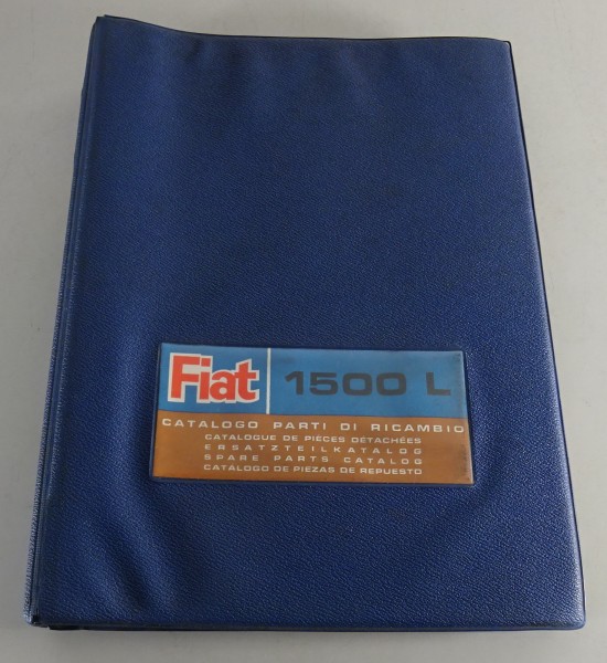 Teilekatalog / Ersatzteilliste Fiat 1500 L Technik / Mechanik Stand 07/1967