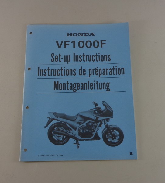 Montageanleitung / Set Up Manual Honda VF 1000 F Stand 1984