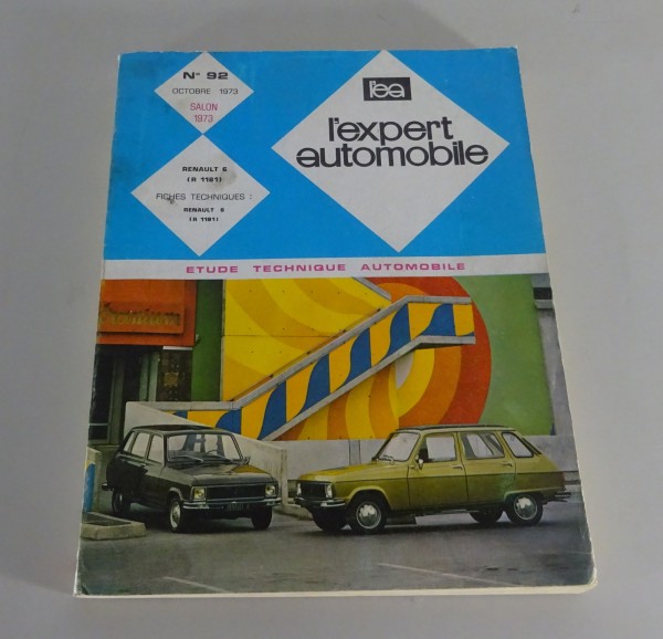 Manuel de réparation l'expert automobile Renault 6 (R 1181) Édition 10/1973