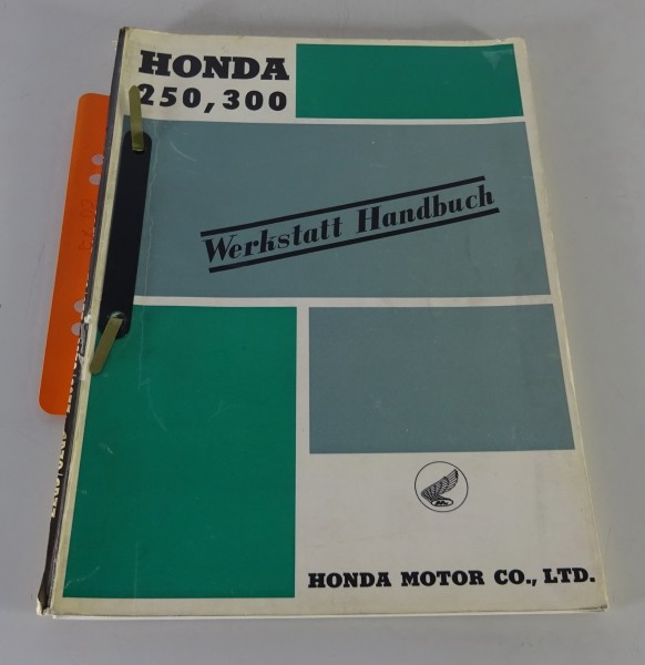 Werkstatthandbuch Honda 250 + 300 Typ: C72/C77 + CS72/CS77 + CB72/CB77 von 1960