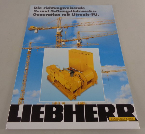 Prospekt Liebherr 2- und 3-Gang-Hubwerksgeneration mit Litronic-Fu von 03/2001
