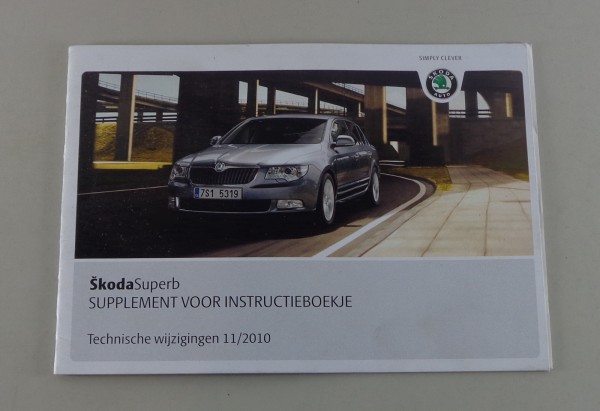 Instructieboekje Skoda Superb II Typ 3T van 2010