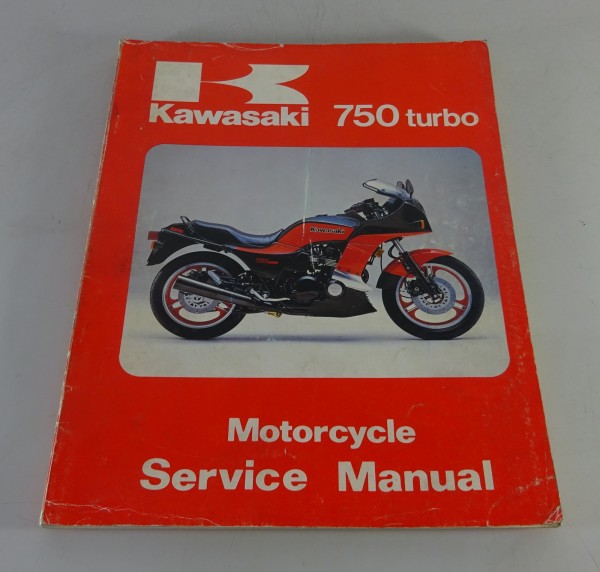 Workshop Manual Supplement / Nachtrag Kawasaki 750 turbo Motorcycle from 07/1984