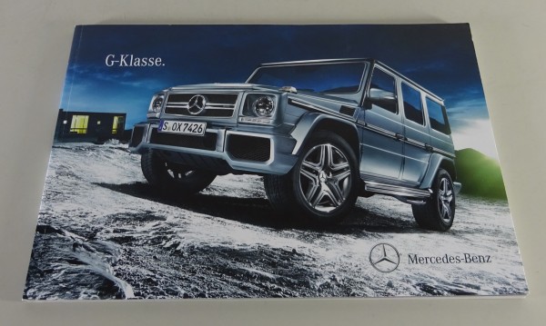 Prospekt / Broschüre Mercedes-Benz G-Klasse W 463 Geländewagen Stand 05/2014