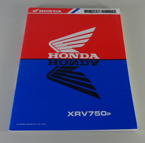 Werkstatthandbuch Honda XRV 750 Africa Twin Typ RD07 Stand 11/1992