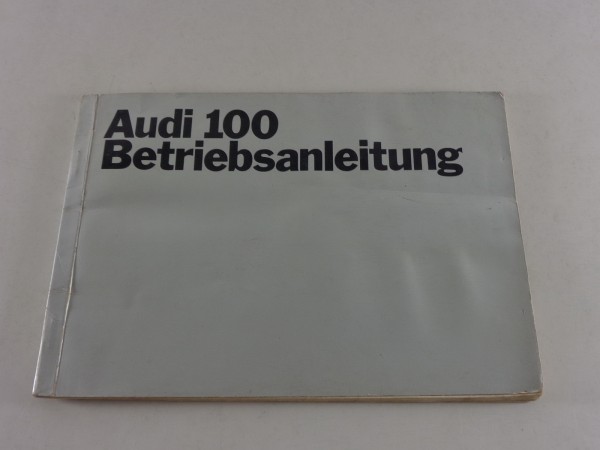 Betriebsanleitung Audi 100 C1 von 02/1969