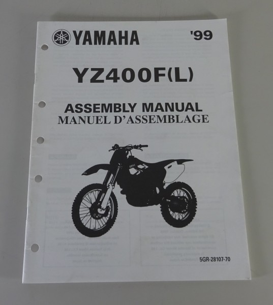 Montageanleitung / Manuel d´Assemblage Yamaha YZ 400 F (L) von 1999