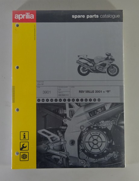 Teilekatalog / Spare Parts Catalog Aprilia RSV Mille 2001 + (R)