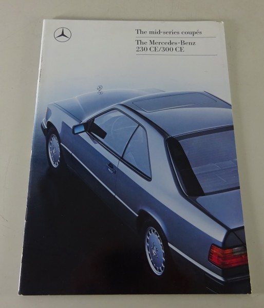 Prospekt / Brochure Mercedes-Benz W124 / C124 Coupé from 01/1987