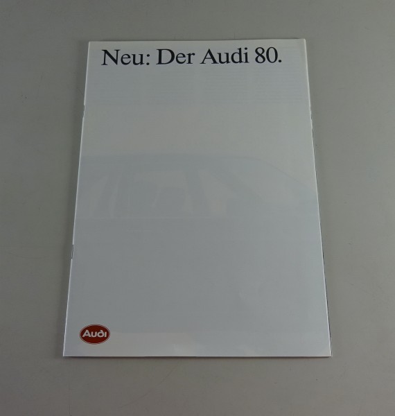 Faltprospekt / Prospekt Audi 80 B2 | Typ 81 Stand 1984