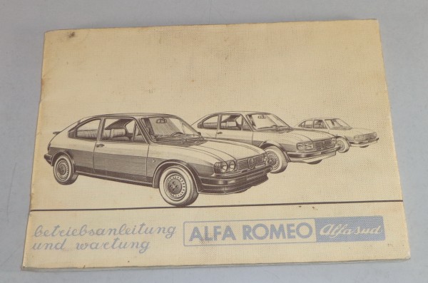 Betriebsanleitung / Handbuch Alfa Romeo alfasud Stand 04/1981