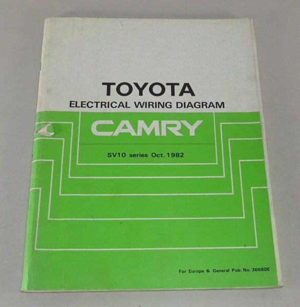 Workshop Manual Toyota Camry electrical wiring diagram Stand 10/1982