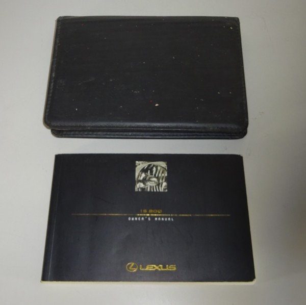 Wallet + Owner´s Manual / Handbook Lexus IS 200 Type XE1 from 2000