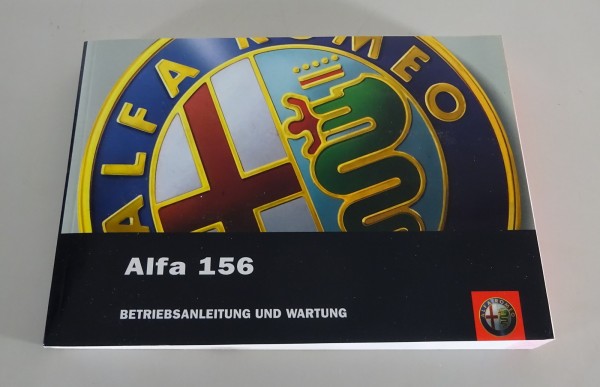 Betriebsanleitung und Wartung / Handbuch Alfa Romeo 156 Stand 09/2003