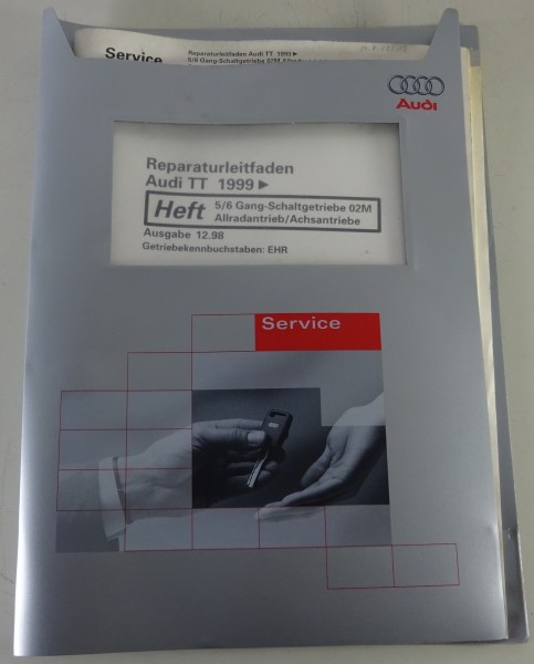Werkstatthandbuch Audi TT ab 1999 5/6 Gang-Schaltgetriebe 02M Allrad 12/1998