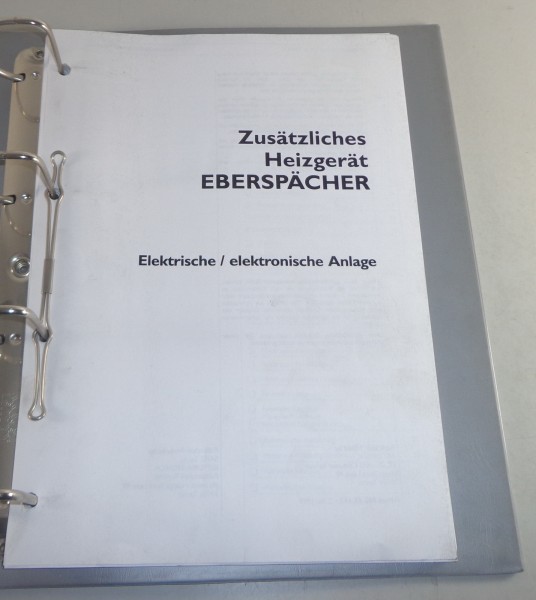 Werkstatthandbuch Iveco Zusatzheizung Eberspächer für EuroTech / EuroStar 1999