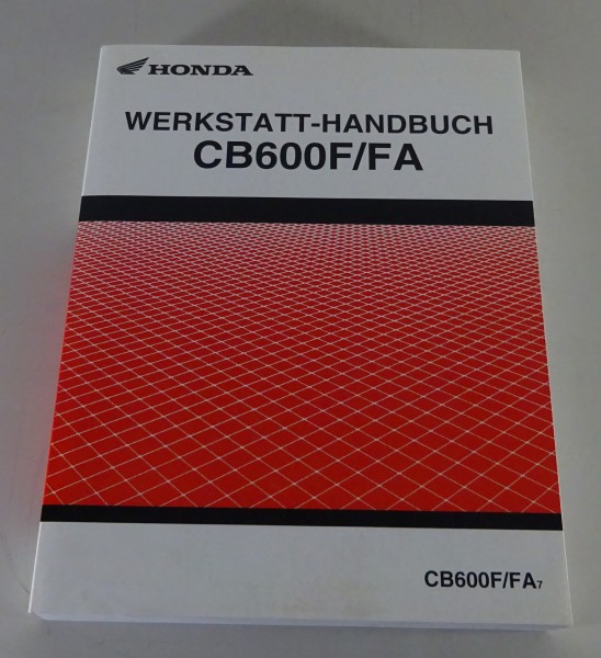 Werkstatthandbuch Honda CB 600 F / FA Hornet PC 41Stand 01/2007