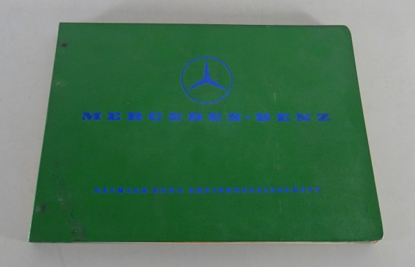 Teilekatalog Mercedes Benz LKW Dieselmotor OM 325 Stand 04/1956