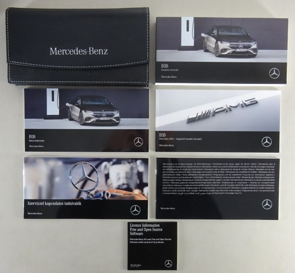 Fedélzeti mappa + Kezelési útmutató Mercedes Benz EQS 350 / 450+ / 580 2021-tol