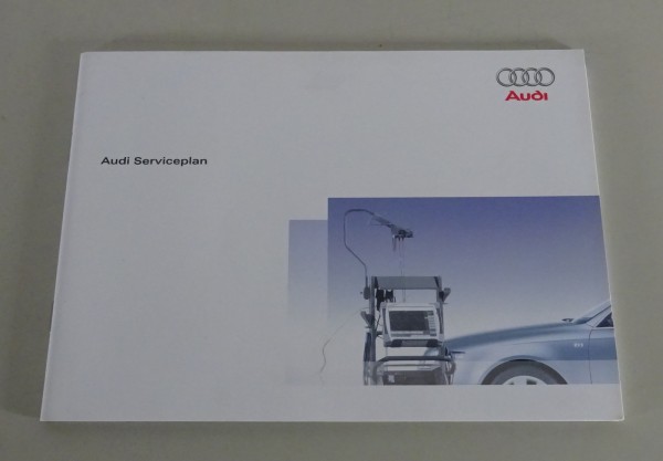 Scheckheft Audi A3, TT, A4, S4, RS4, A5, A6, S6, Q7, A8, S8, R8 von 2004 blanko