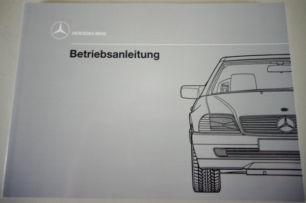 Betriebsanleitung Mercedes R129 300 SL | 300 SL-24 | 500 SL Stand 1990