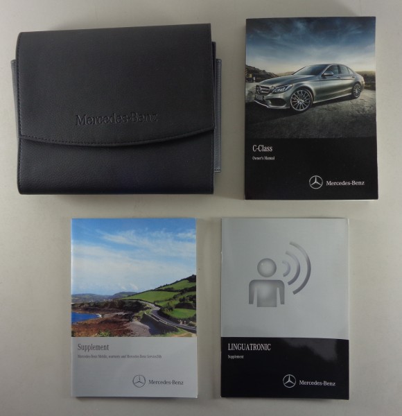 Owner's Manual + Wallet Mercedes Benz C-Class Coupé Typ 205 C 180 ... von 2014