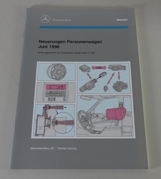 Werkstatthandbuch Mercedes Benz W202 W140 R129 W210 Neuerungen 06/1996