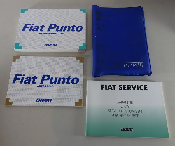 Bordmappe mit Betriebsanleitung / Handbuch Fiat Punto Stand 1995