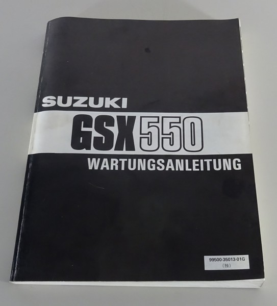 Werkstatthandbuch Suzuki GSX 550 / L / EE / LE /EF.. ab Mdj. 1984 Stand 10/1990